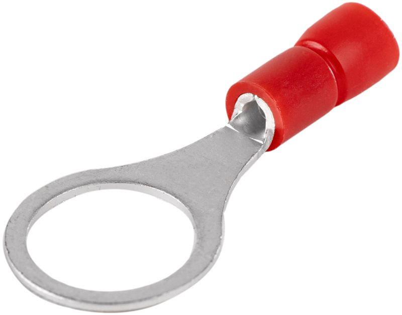 Očesni kabelski čevelj 1,5 mm2, d1=1,7 mm, d2=10,5 mm, rdeč
