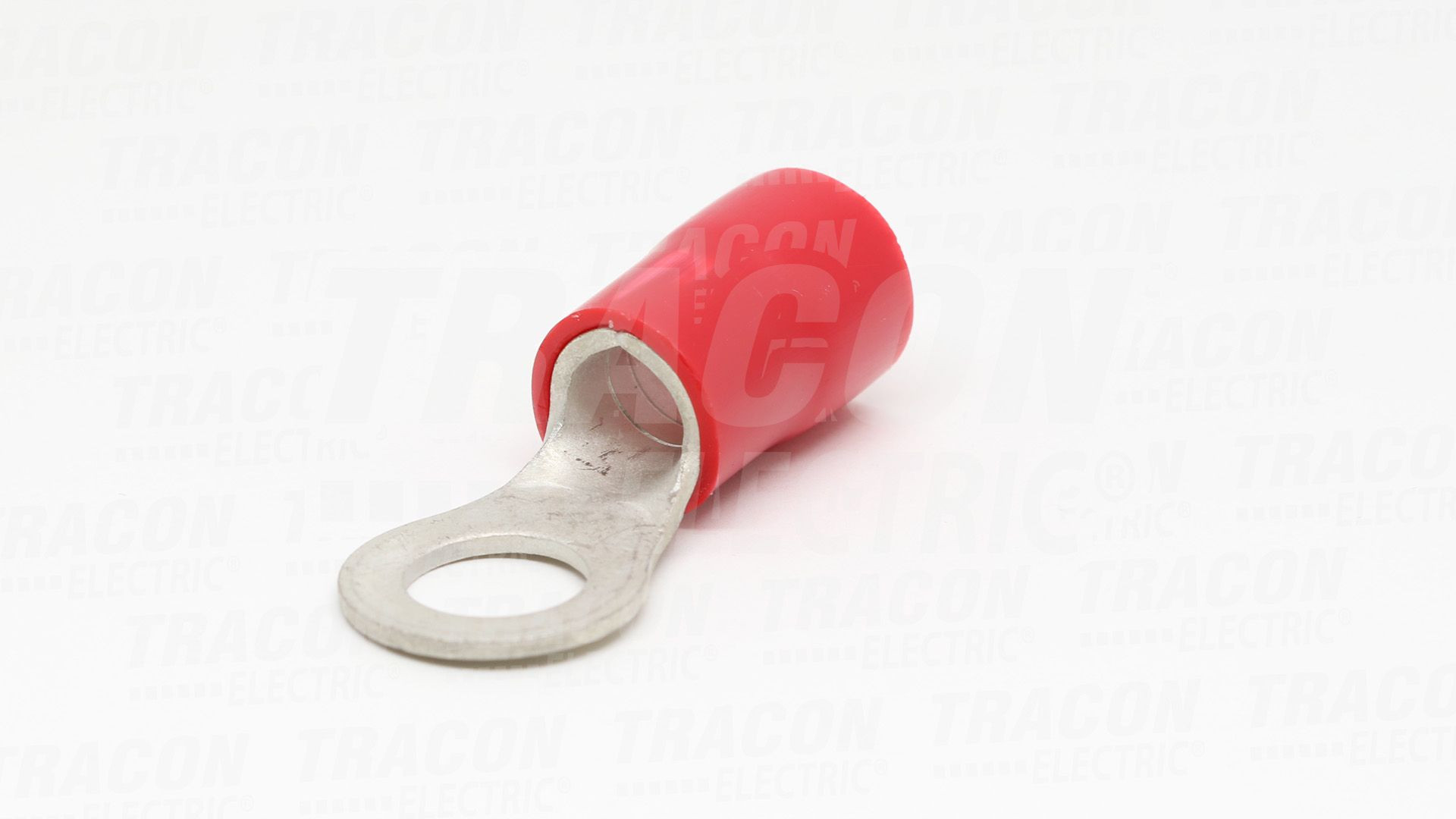 Očesni kabelski čevelj 35mm2, d1=9,7 mm, d2=10,5 mm, rdeč