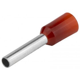 Izolirana votlica 1,5 mm2, L=17 mm, rdeča