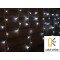 Božična bleščeča zavesa, LED kapljice, zunanja/notranja 230VAC, 5+10M, 250LED, 6W, 12000-13000K, IP44