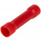 Izolirani vezni tulec 1,5 mm2, L=25 mm, d1=2 mm, rdeč